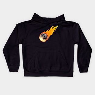 cartoon meteor Kids Hoodie